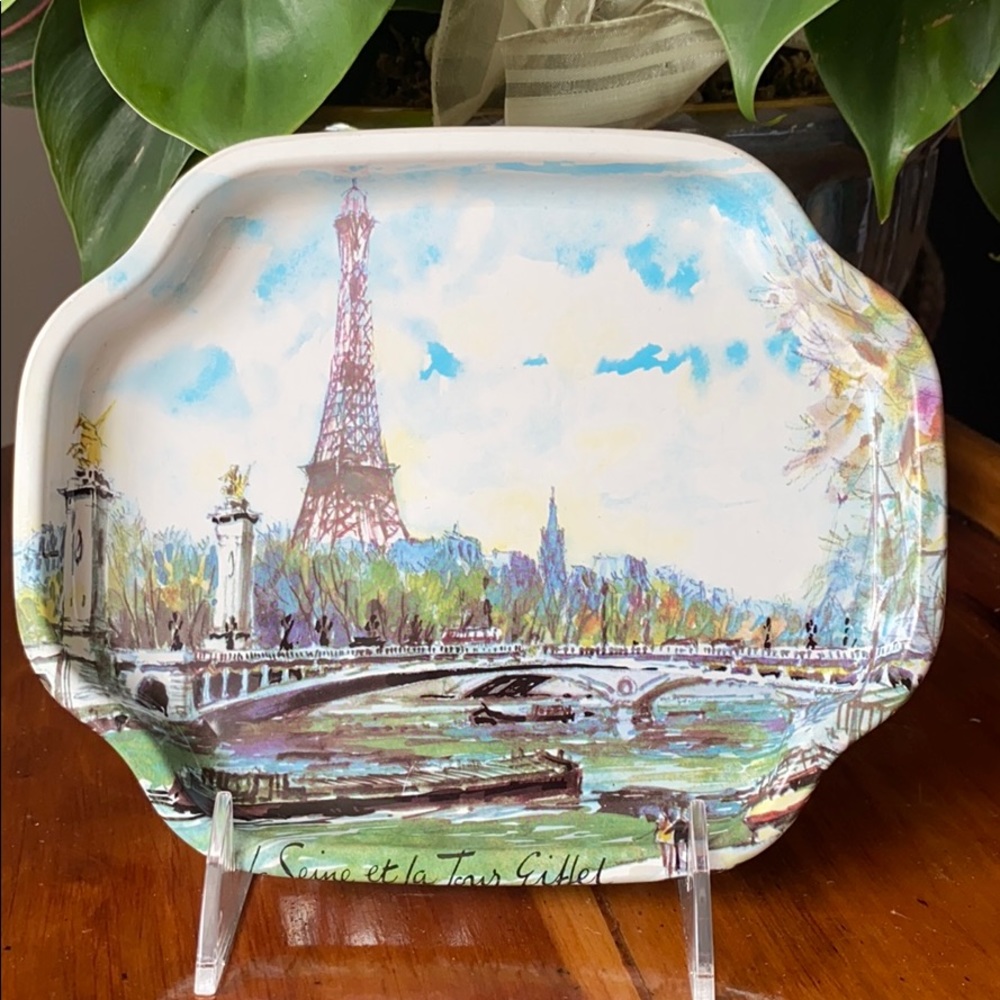 Eiffel Tower tray made in England